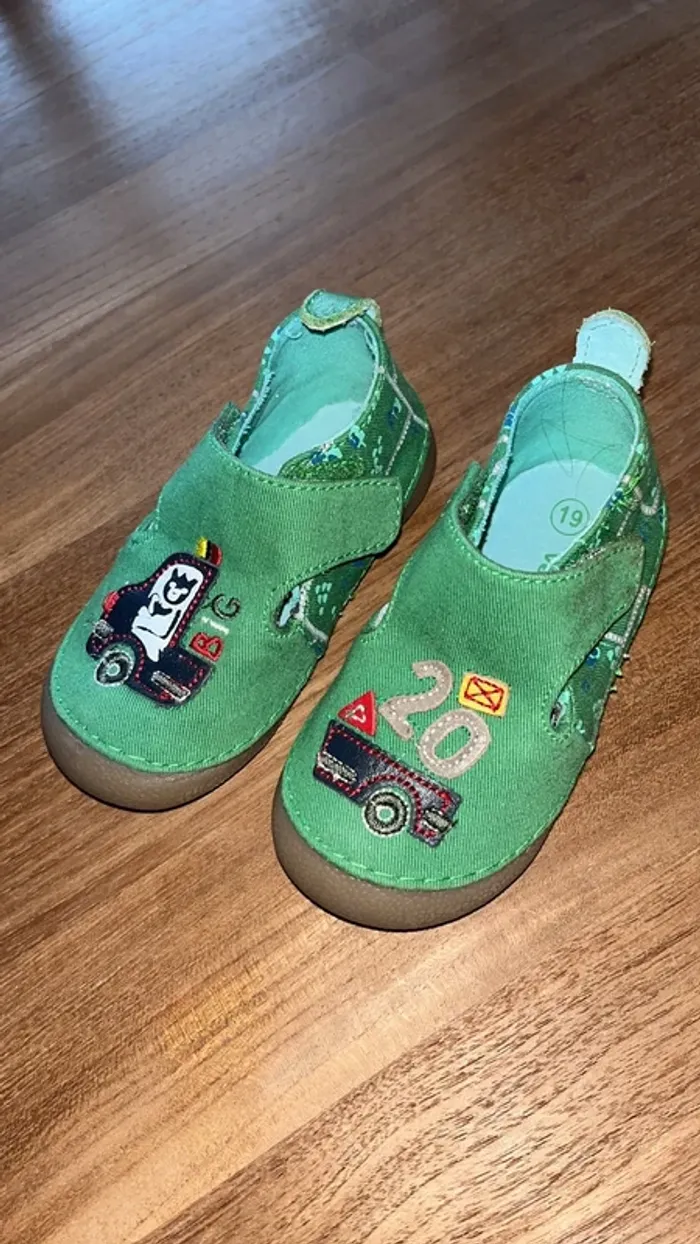 Chausson vertbaudet t19 vert