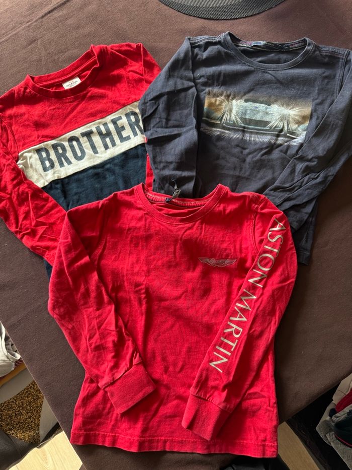 Lot 3 t-shirt 3 ans Brother & Aston Martin
