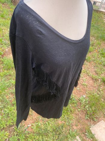 Beau top Tunique SandroTaille 3 42 44  a franges
