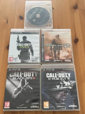 Lot Call of Duty MW + Ghost + BO2 - BE - PS3