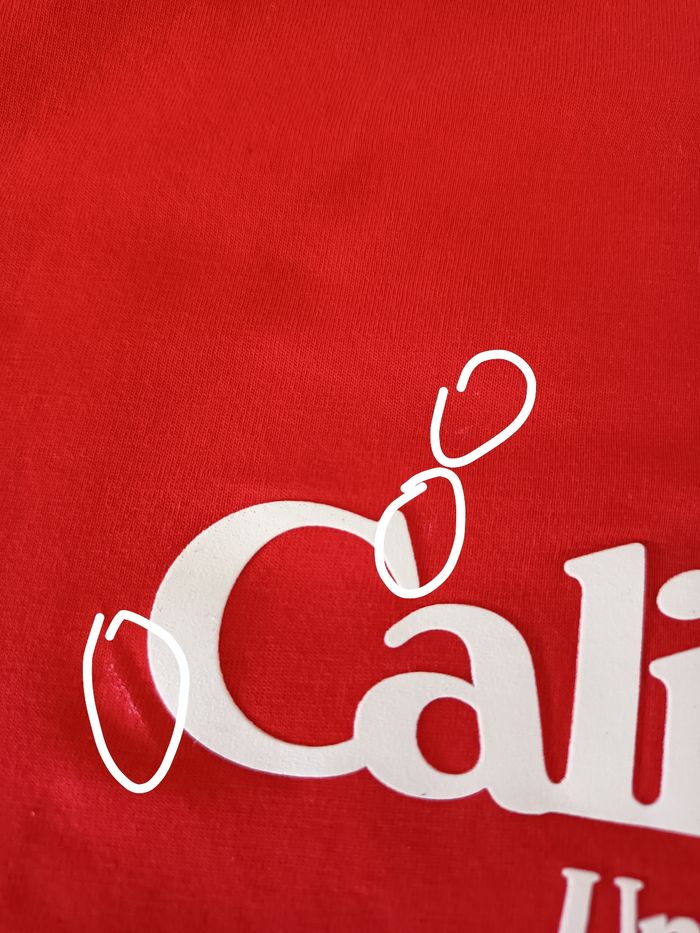 👕 T Shirt Rouge à inscription - XS / Pimkie - photo numéro 7