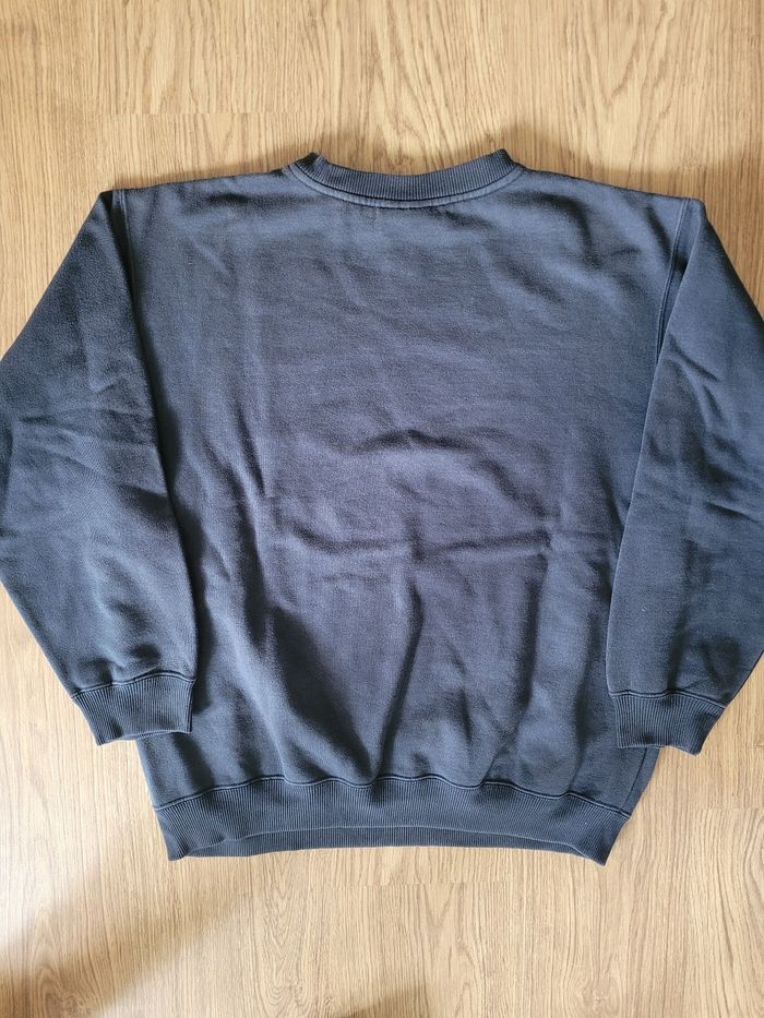 Sweat Crewneck Vintage Bleu Marine Reebok - photo numéro 2