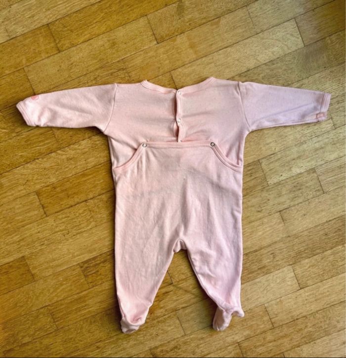 lot neuf | gigoteuse 0-6m + pyjama 3m - Petit BATEAU rose pale 🌸 - photo numéro 7