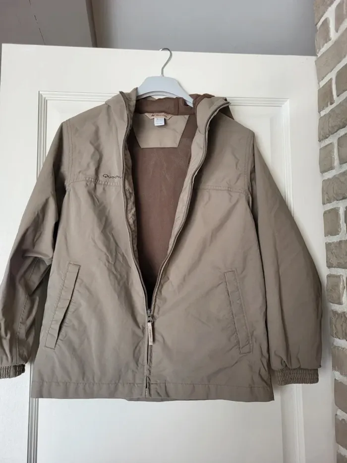 Veste coupe vent gris taupe Quechua de Décathlon - Comme neuf - photo numéro 5