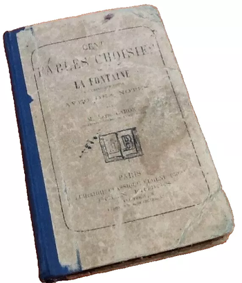 Cent fables choisies de La Fontaine A l' usage des écoles avec des notes Par Arth Caron