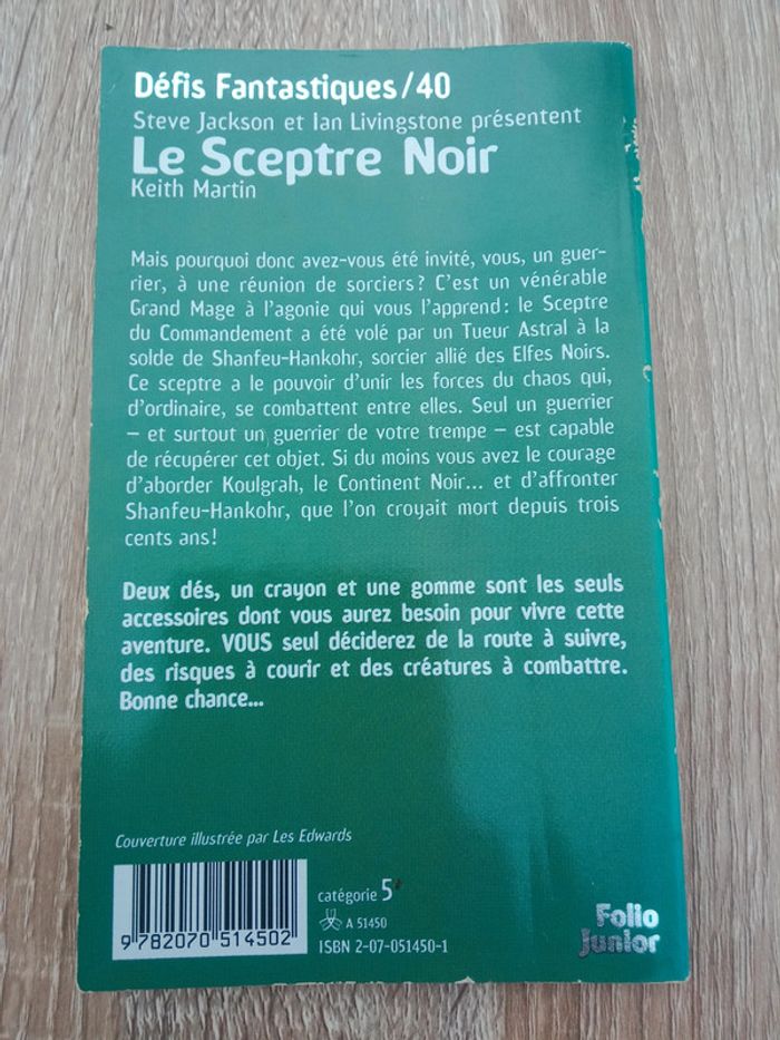 Keith Martin 📚 Défis fantastiques/40 Le spectre noir Lvdelh - photo numéro 2
