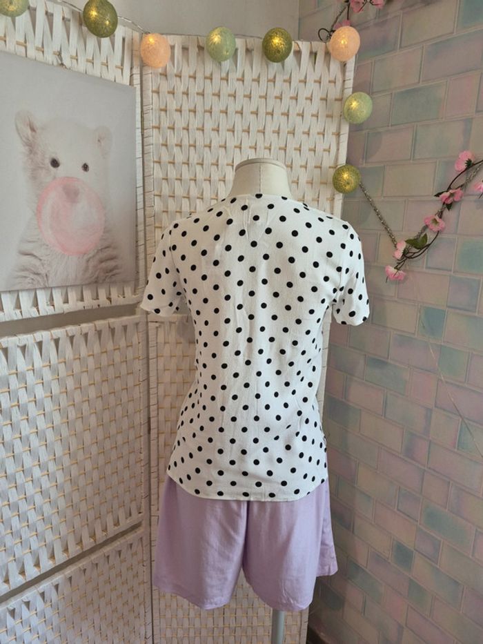 💕joli top polka dot rétro Karl marc John femme TS / 36💕 - photo numéro 2