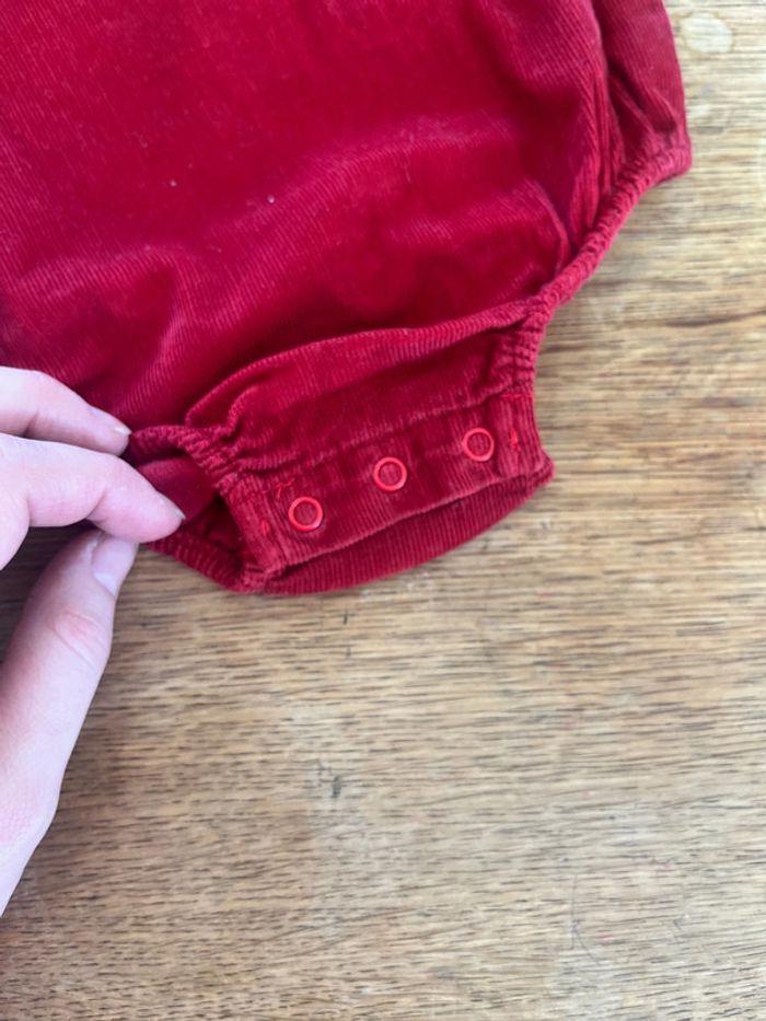 Bodie velours rouge Kiabi - photo numéro 4