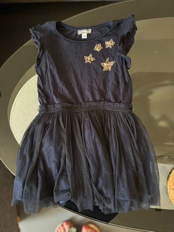 Robe bleu marine à tulle 