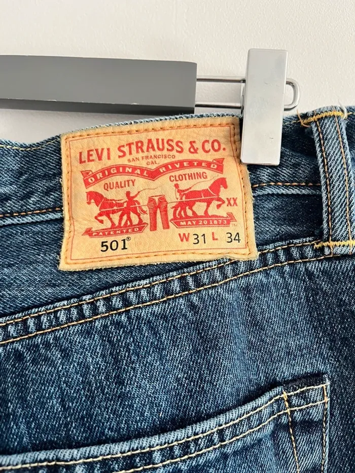 Jeans Levi's homme 501 taille 40 W31L34 - photo numéro 6