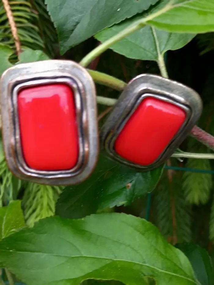 Boucles d'oreilles vintage à clip - photo numéro 6