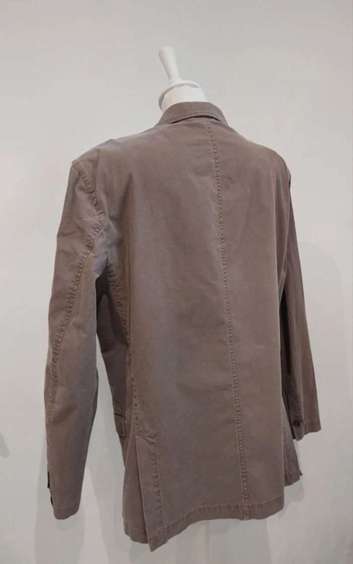 Veste en coton marron beige taille 48 - photo numéro 5