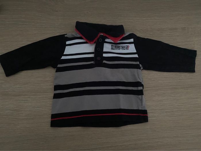 Lot 5 t-shirts manches longues 6 mois - photo numéro 14