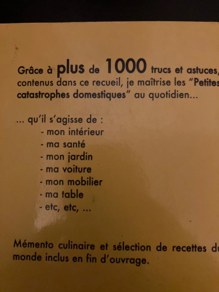 Livre. 1000 Trucs et Astuces. - photo numéro 3