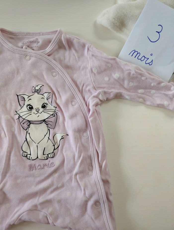 Pyjama coton Disney Marie Aristochats 3 mois