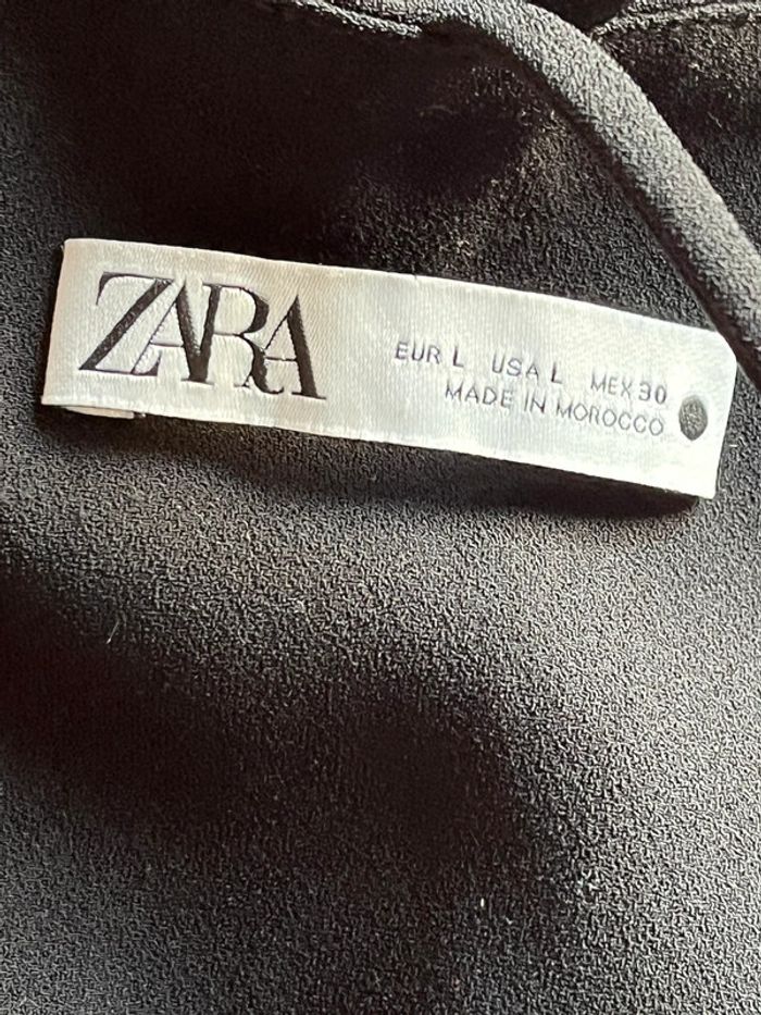 Robe noire à bretelles Zara L - photo numéro 5