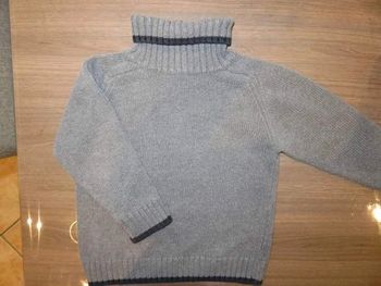 pull épais col roulé 5 ans/110cm