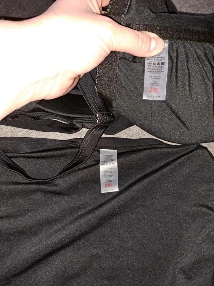 Maillot de bain noir 2 pièces en 2XL - photo numéro 4