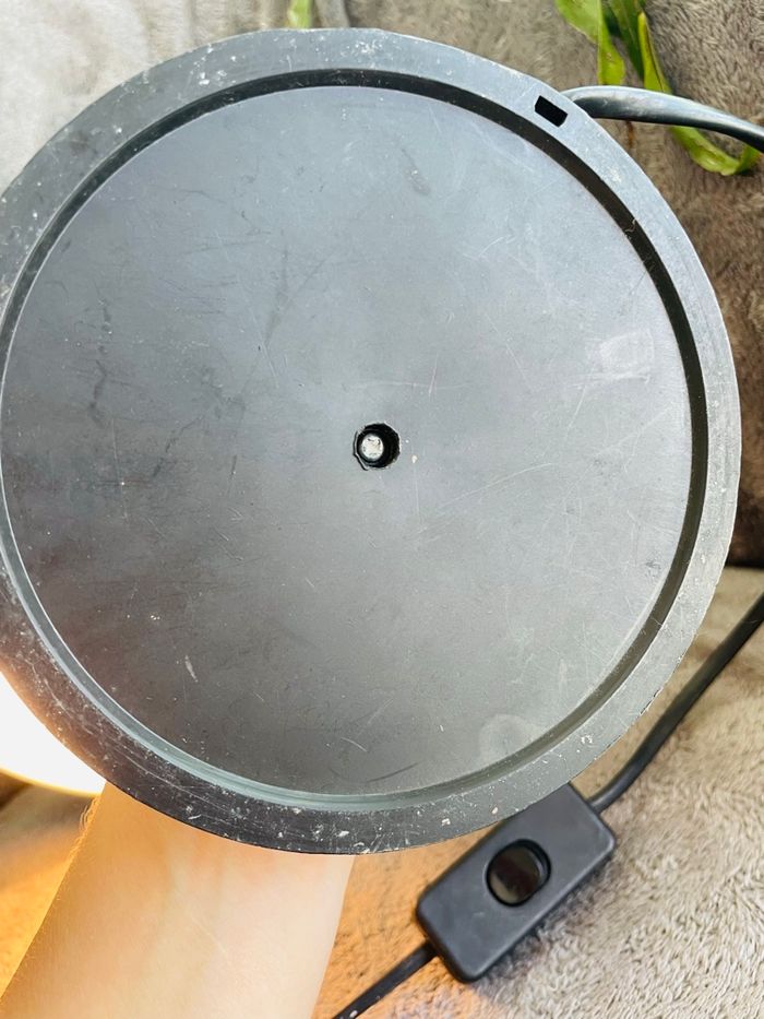 Lampe de bureau vintage en métal rouge 90’s - photo numéro 7