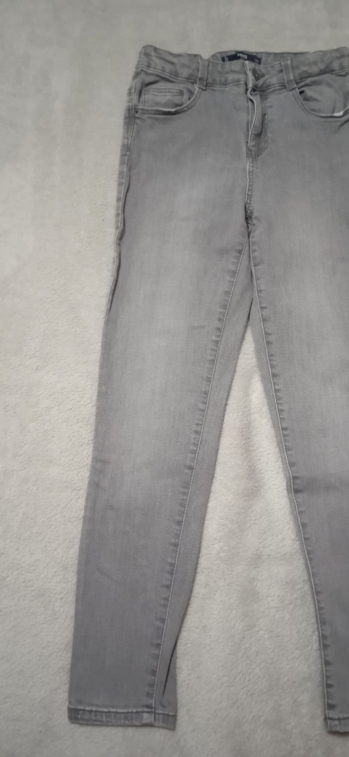 Jean slim gris taille 11/12 ans - photo numéro 3