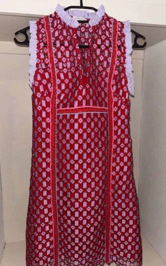 ROBE CHIC SANDRO ROUGE Neuve 350€ PRIX MAGASIN - photo numéro 3