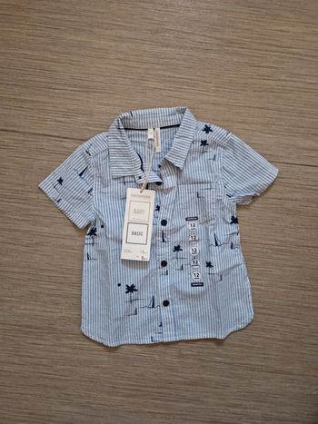 Chemise neuve bébé 12 mois