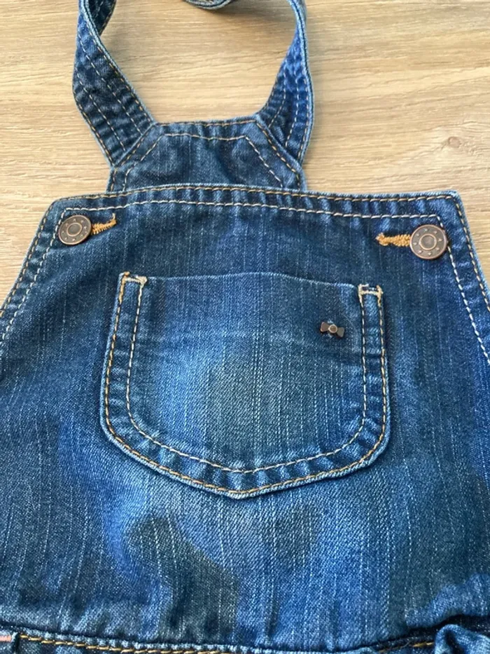 Robe salopette jean 18 mois - photo numéro 2