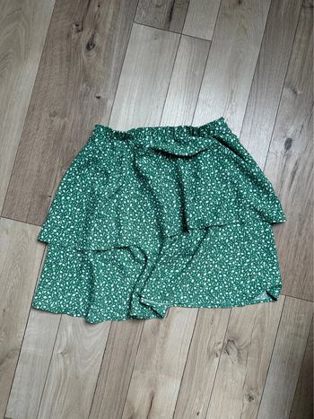 Jupe fleuri verte été taille s Kiabi
