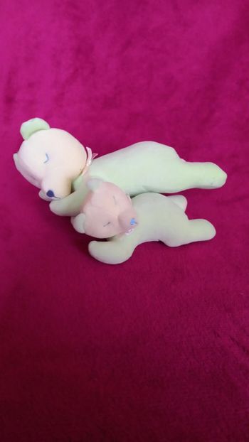 Lot de 2 doudous ours Sucre d Orge