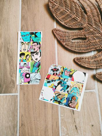 🤖 Goldorak planche avec images autocollants adhésifs vintage
