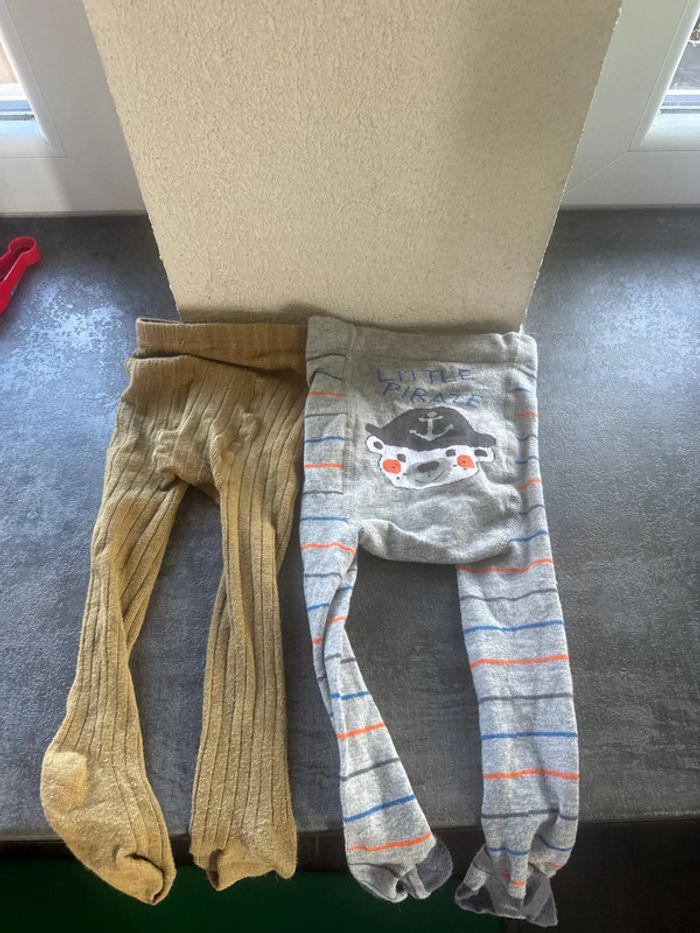 Lot de 2 collants taille 74/80 - photo numéro 2