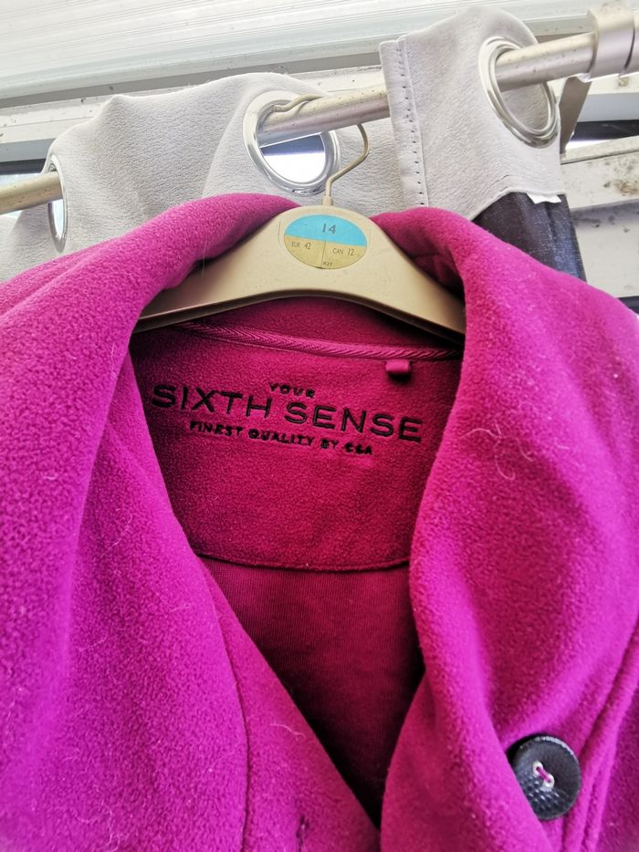 Jolie veste 3/4 polaire sixth sense taille L - photo numéro 7