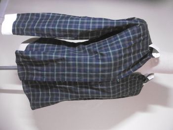 fil à fil chemise écossaise carreaux  T 40 petit