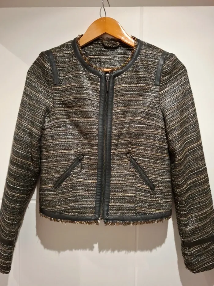 Veste tweed lumineuse - S - photo numéro 2