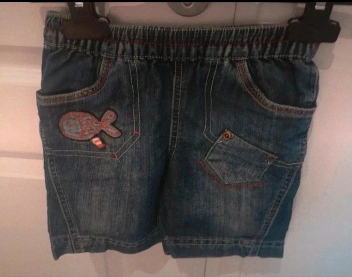 Short en jean garcon 12 mois
