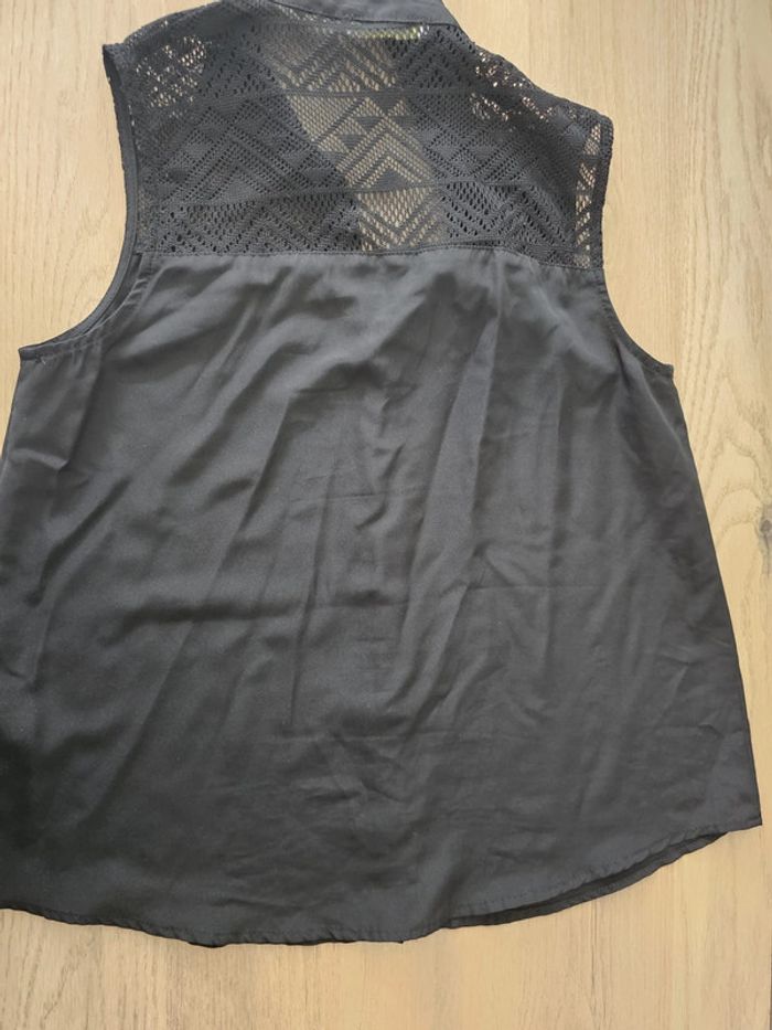 Chemisier blouse fille noir 14 ans - photo numéro 6