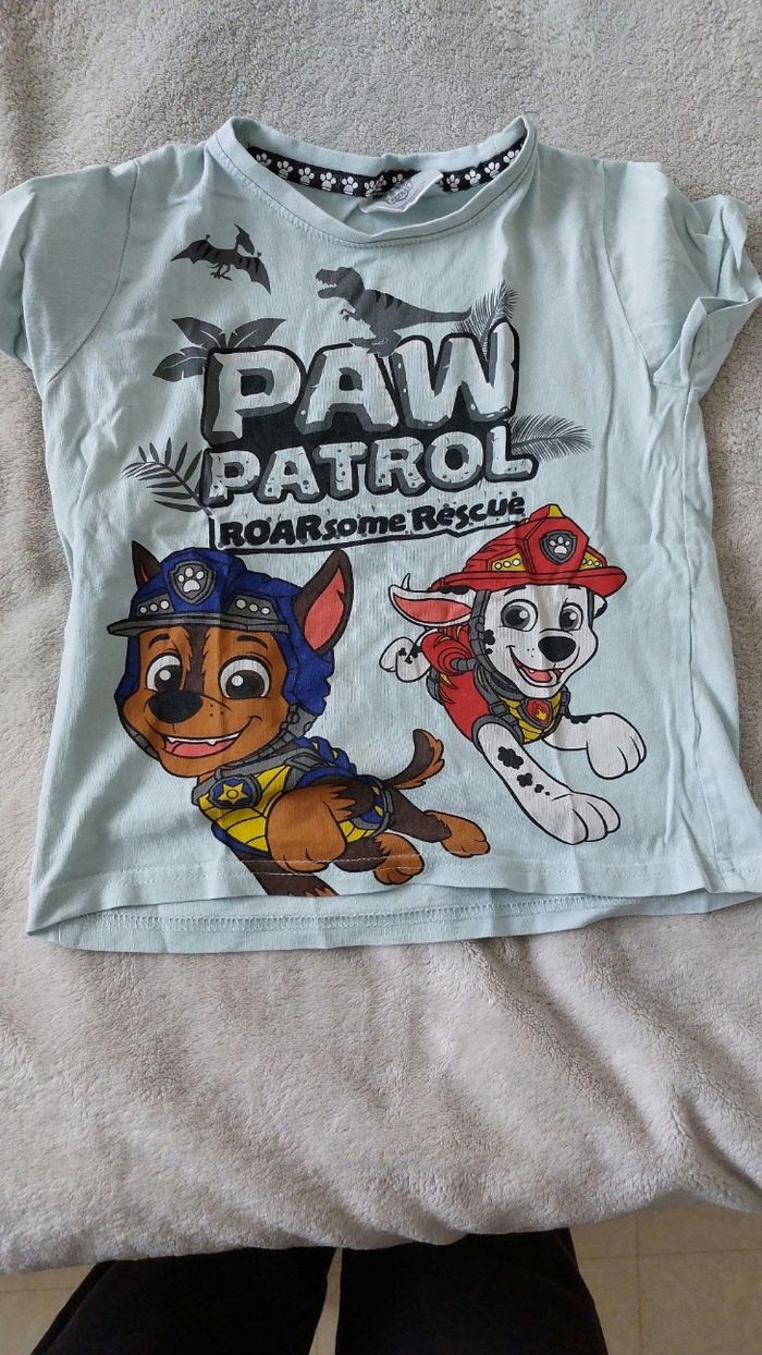 Tee shirt pat patrouille 4 ans
