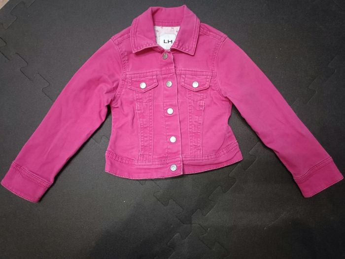 Veste en jean rose fille 3ans