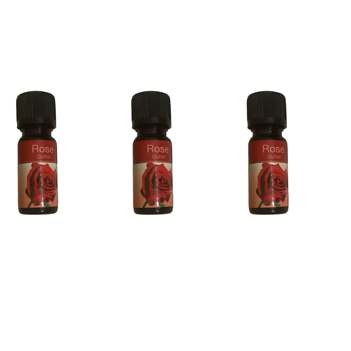 Lot de 3 Huiles Rose de 10ml Neuf