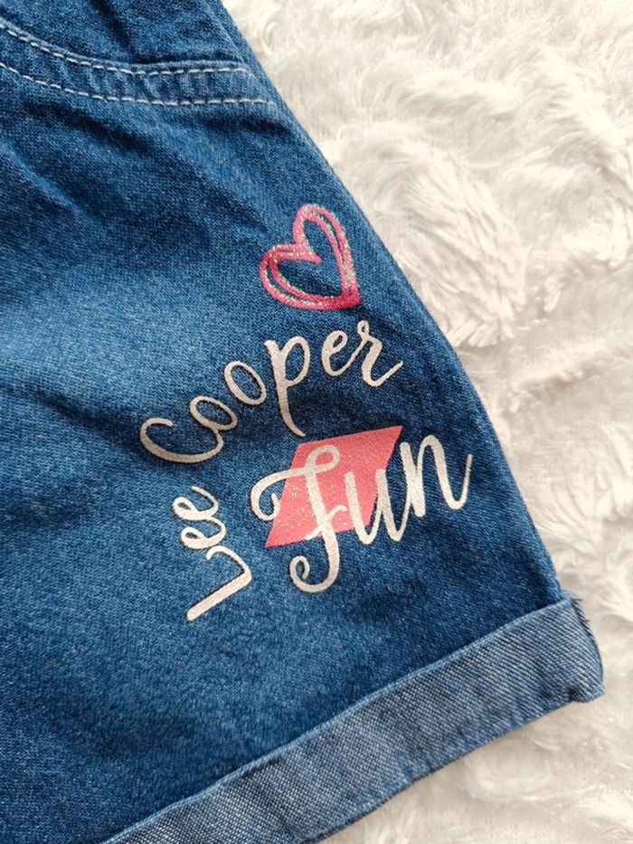 Short jeans Fille 18 mois Sun cœur Lee Cooper - photo numéro 5