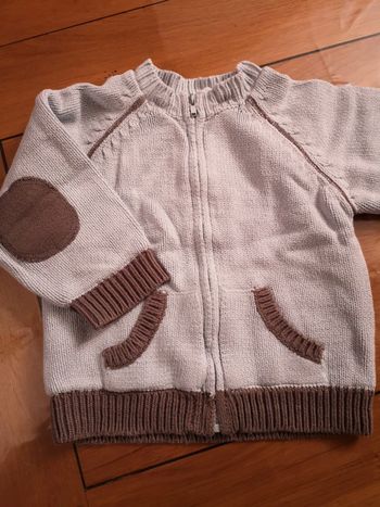 Gilet doublé 24 mois garçon