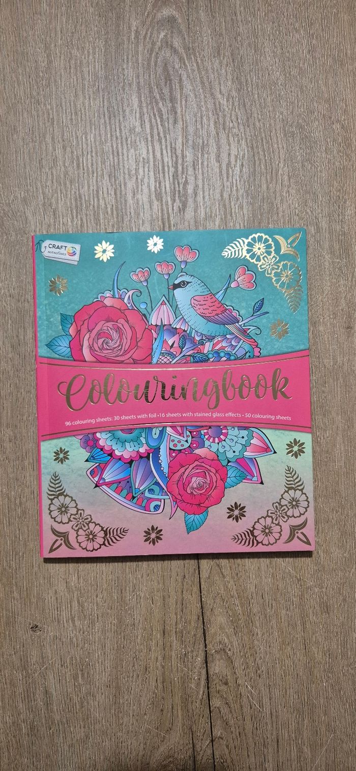 Livre Colouring Book Craft Sensations