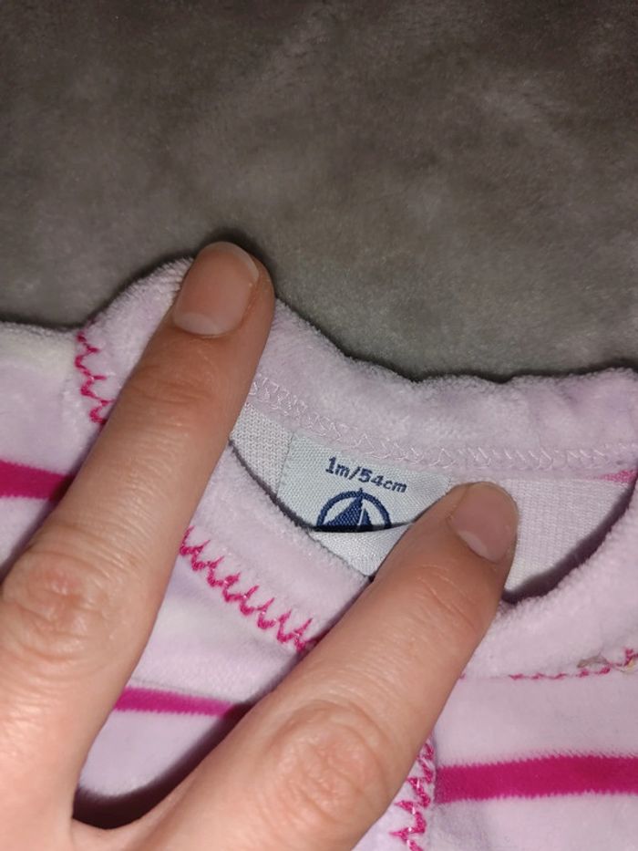 Lot de 4 pyjamas fille chaud 1 mois - photo numéro 3