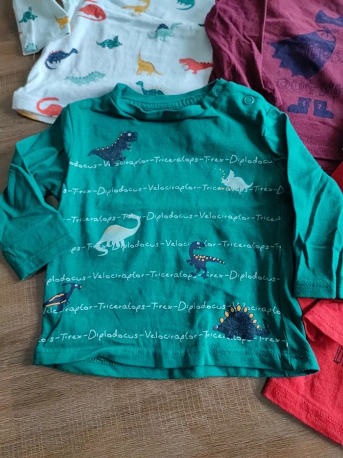 Lot de 5 tee-shirts manches longues - photo numéro 5