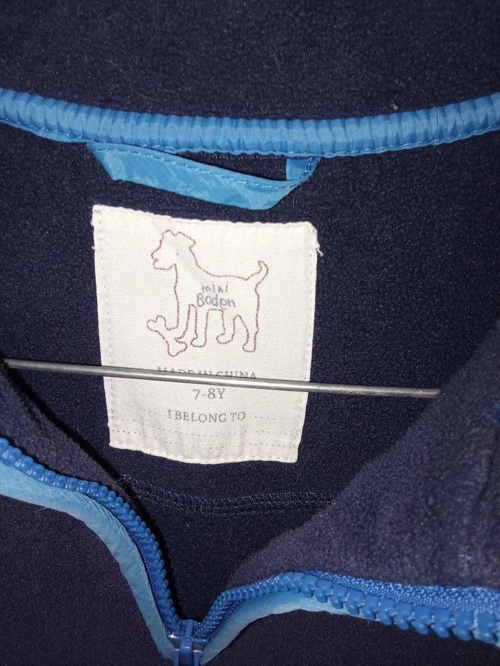 Pull polaire Marine garçon 7-8 ans, hiver - photo numéro 3