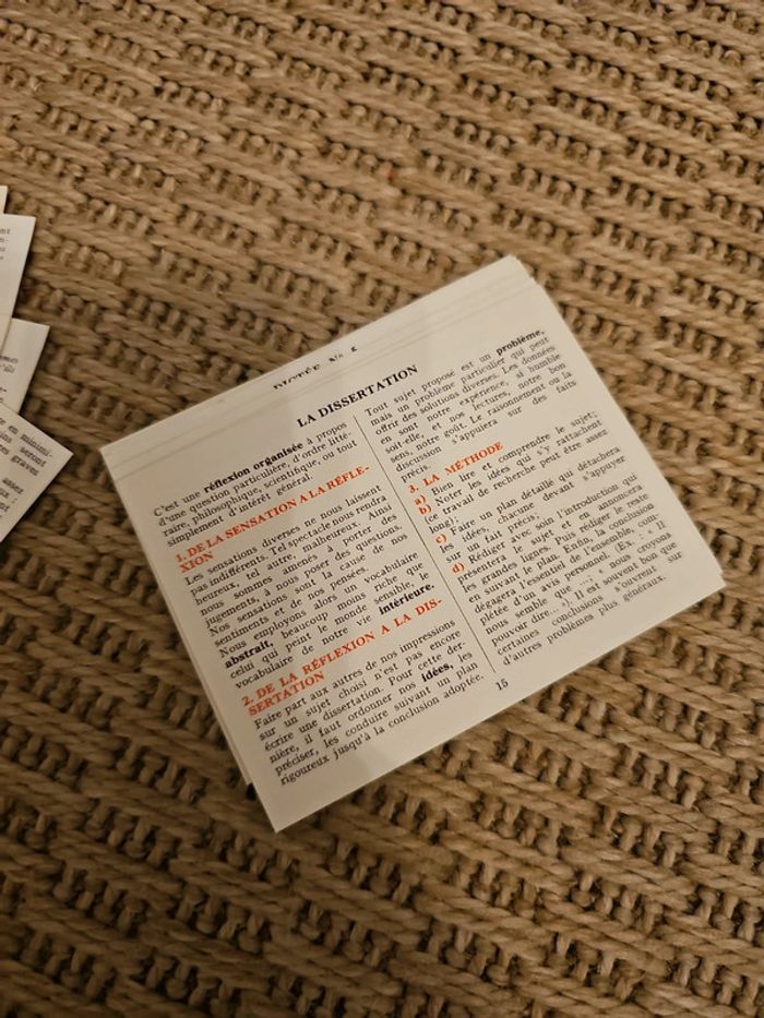 Memo fiches français troisième vintage - photo numéro 7
