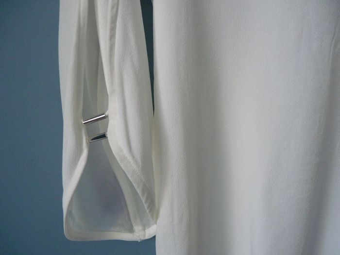 Robe Femme Ikks 34 XS blanc argent chic ceremonie mariage TBE - photo numéro 2