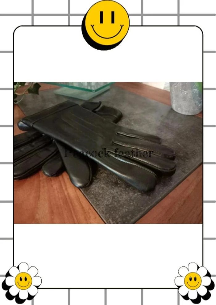 Gants homme noirs - photo numéro 7