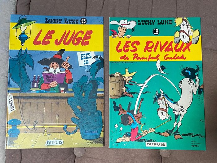 Lot de 5 BDs souples Lucky Luke, éditions Total - photo numéro 2