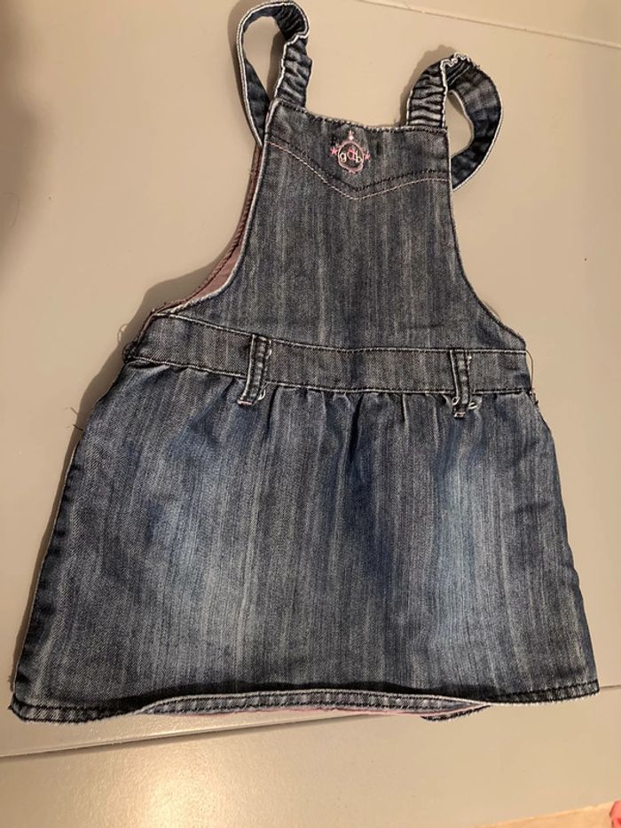 Robe salopette en jean 23 mois - photo numéro 3